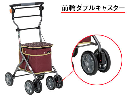 前輪ダブルキャスタのシルバーカー | 格安通販の【シルバーカー卸