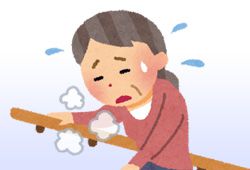 疲れている人のイメージ