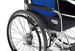 車椅子のハンドリムのイメージ