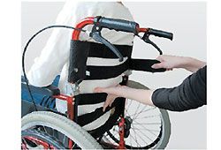 車いすの背張り画像