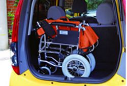 車に入る車椅子のイメージ
