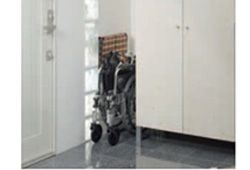 折りたたみ式車いすのイメージ