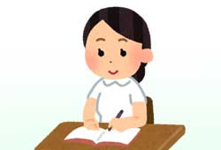 勉強する看護師のイメージ