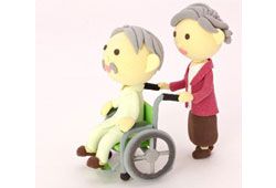 介護する側、される側の車いす