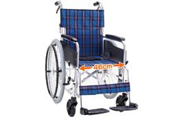 マキライフテックのワイド車椅子のイメージ