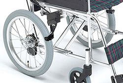 Mikiの車椅子MPCN-46JDタイヤのイメージ