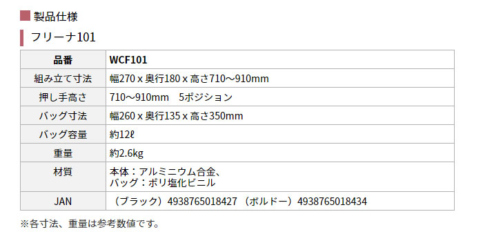 VbsOJ[g t[i101 WCF101̃TCY