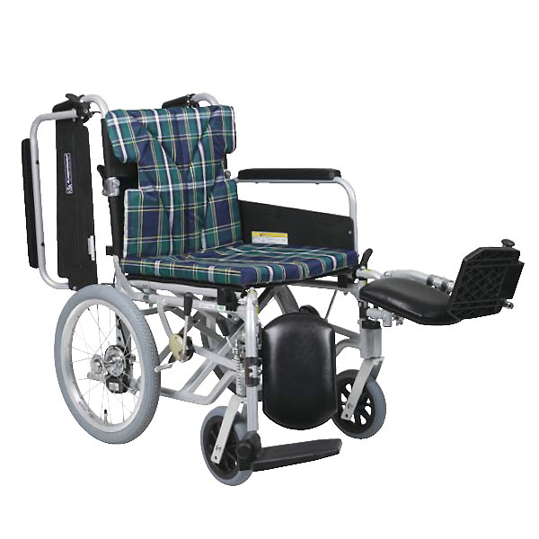 カワムラサイクル介助用多機能低床式ワイドタイプ車椅子KA816B