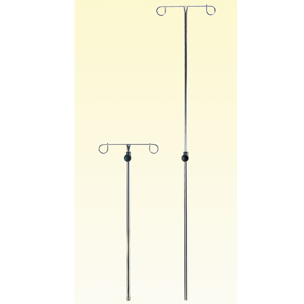 カワムラサイクル】 伸縮式ガートル棒 ステンレス製φ19[車椅子